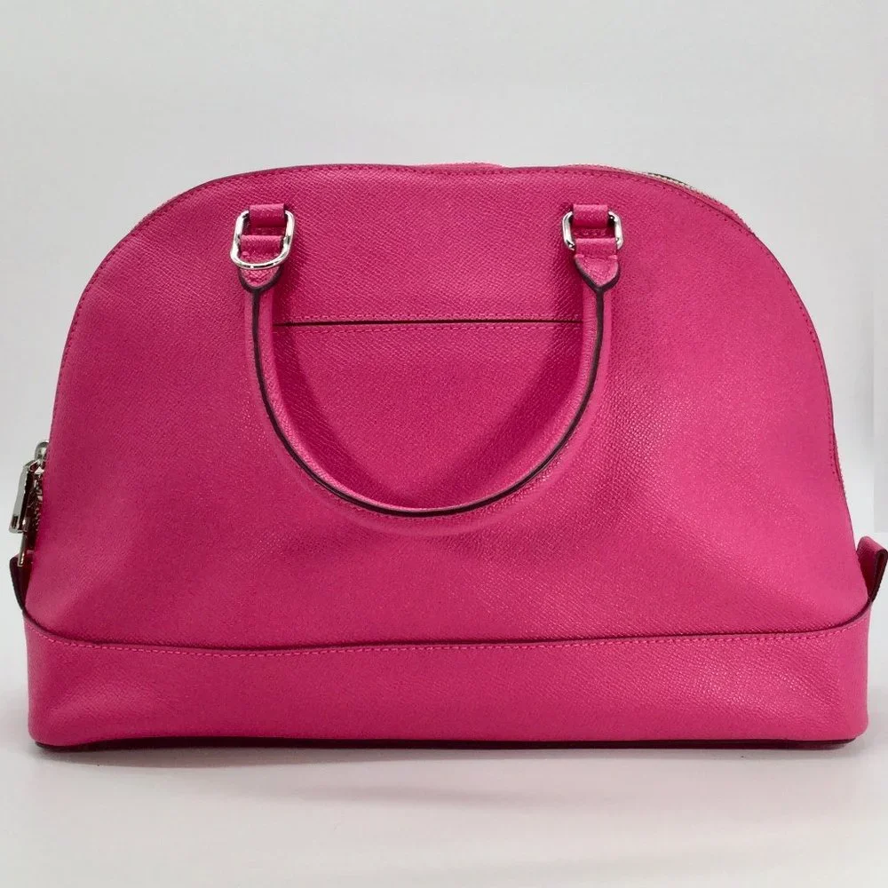 NWOT Coach Hot Pink Sierra Dome Satchel/Crossbody/Purse/Handbag_5